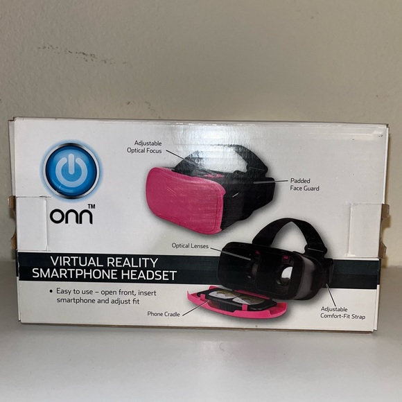 ONN PINK Virtual Reality VR Smartphone Headset Apple/Android (Brand new) - Picture 4 of 6
